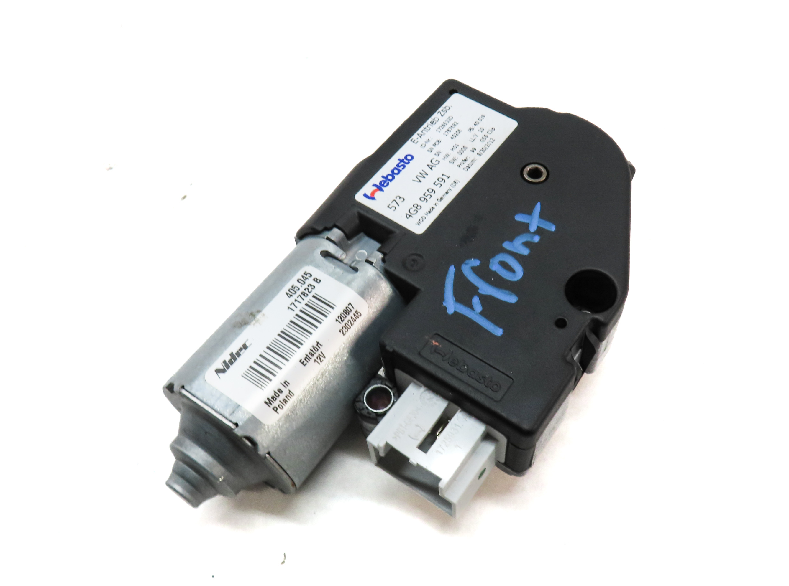 2012-2018 AUDI A6 A7 S6 S7 (C7 4G8) SUNROOF SUN ROOF WINDOW MOTOR — exact item pictured